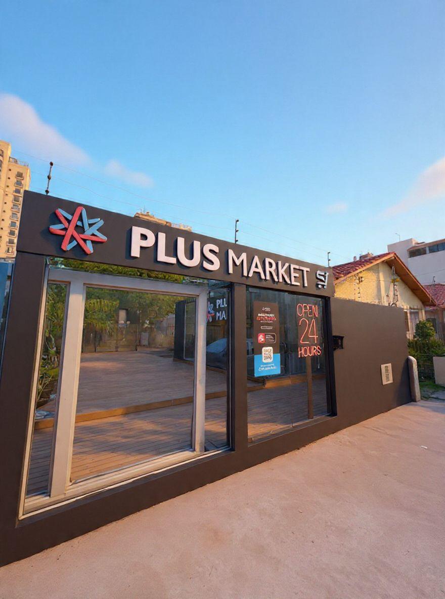 Plus Market — unidade container